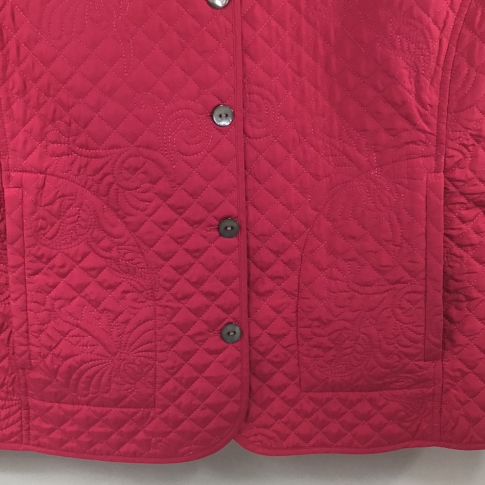 ”CHICO’S LIGHTWEIGHT ROSE QUILTED JACKET” - Picture 7 of 9